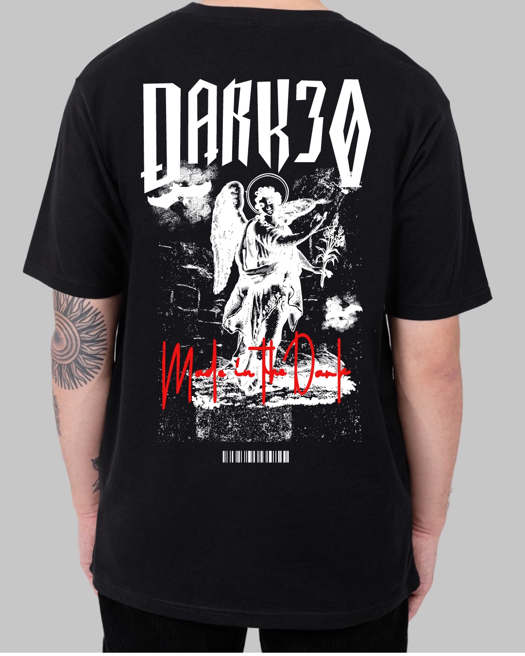 DARK30 angel tee artwork