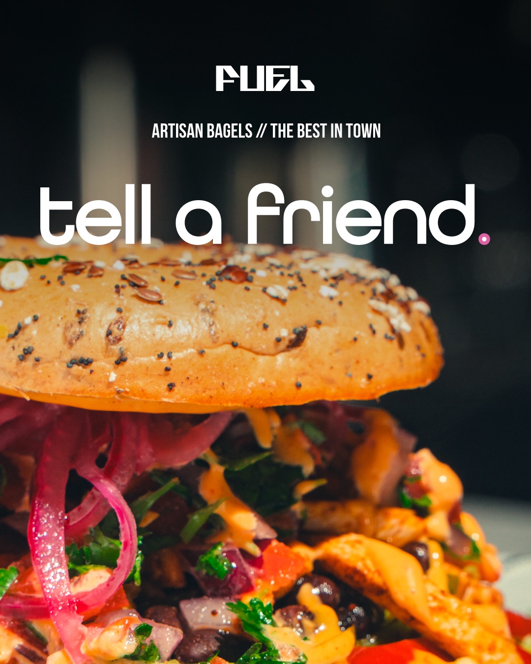 Fuel Coffeeworks bagels campaign