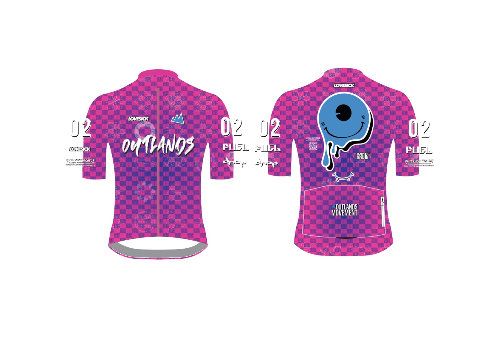 Outlands x Lovesick race jersey