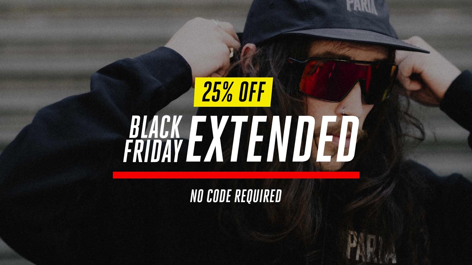 Ride Sunderland Black Friday campaign, desktop
